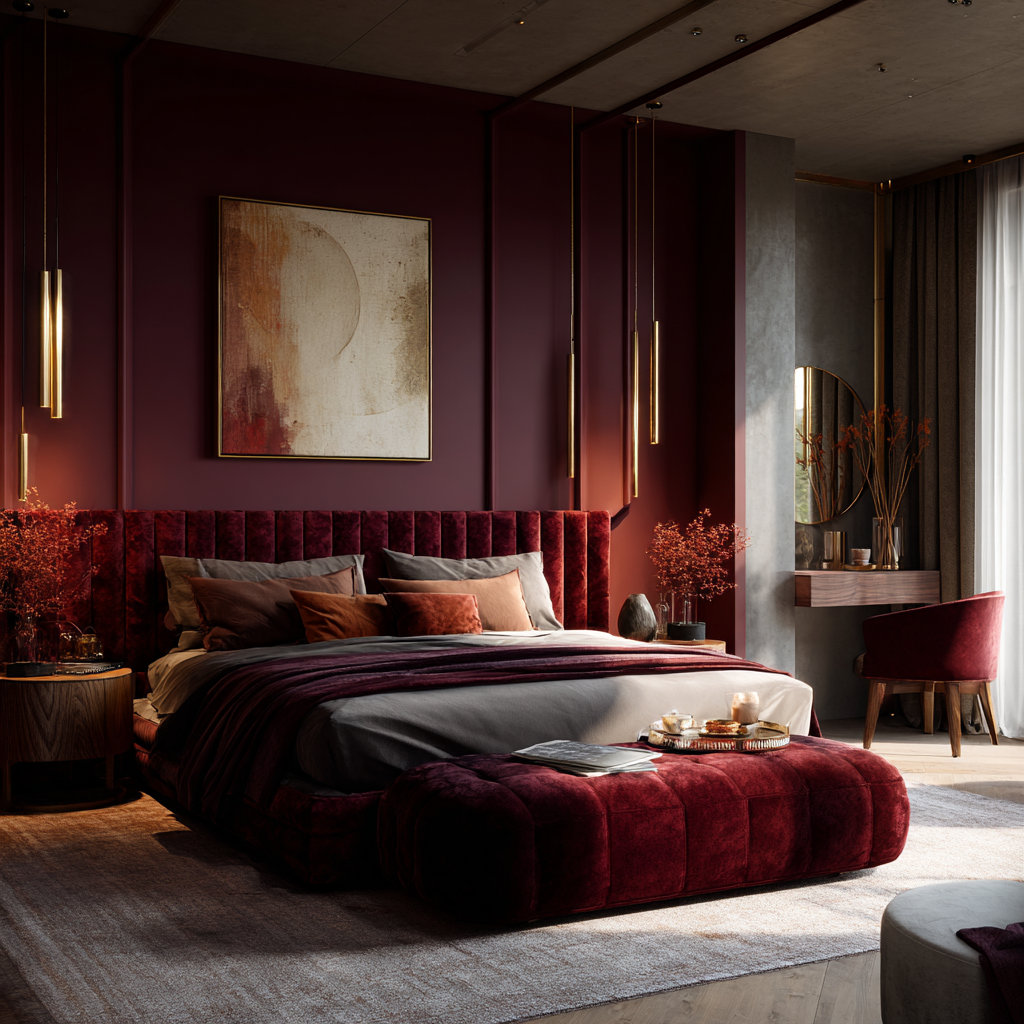 Czerwona sypialnia – inspiracje, aranżacje i praktyczne pomysły