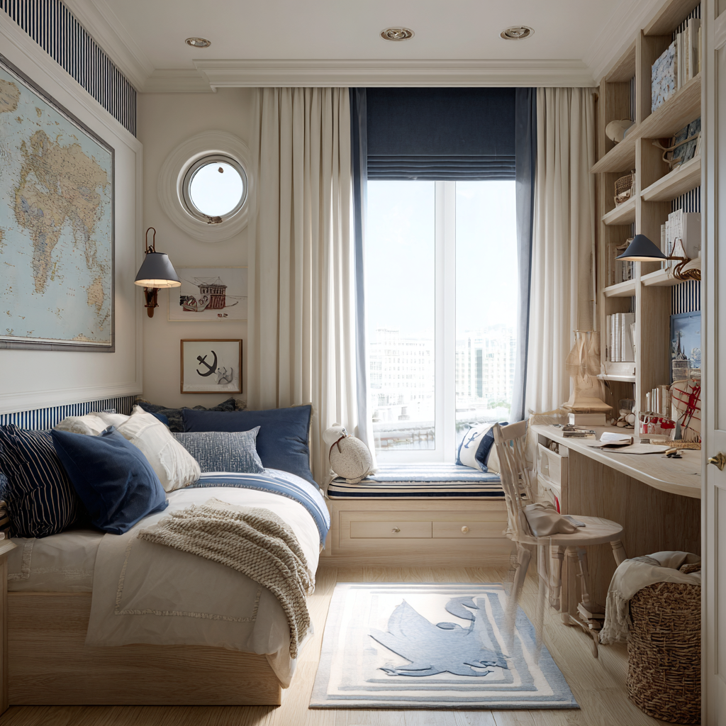 Pokój dziecka w stylu marynistycznym – jak zaaranżować?