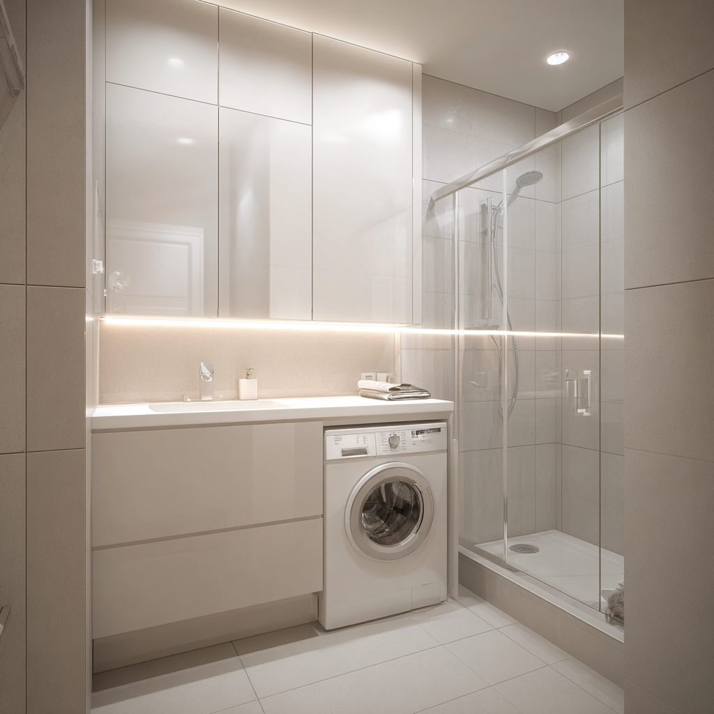 Jak zaprojektować łazienkę z pralką?