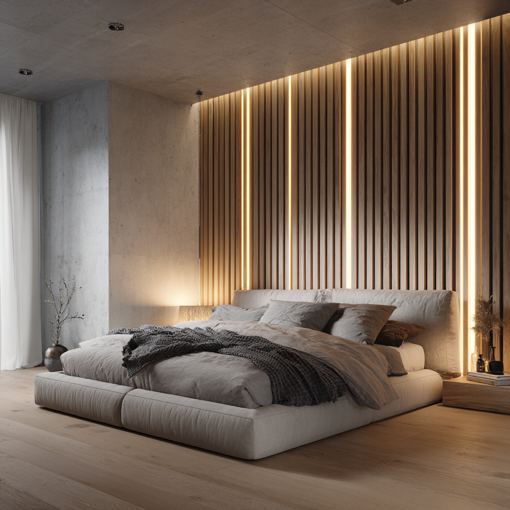 Lamele w sypialni – inspiracje, pomysły i aranżacje