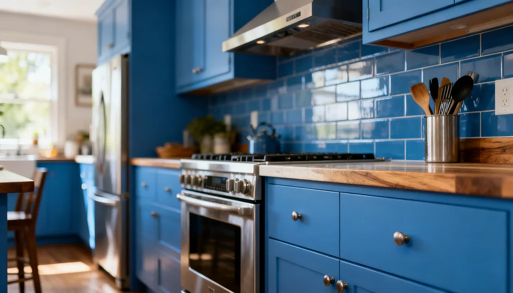 Niebieska kuchnia – inspiracje, pomysły i aranżacje