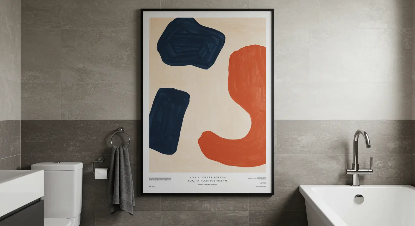 plakat do łazienki